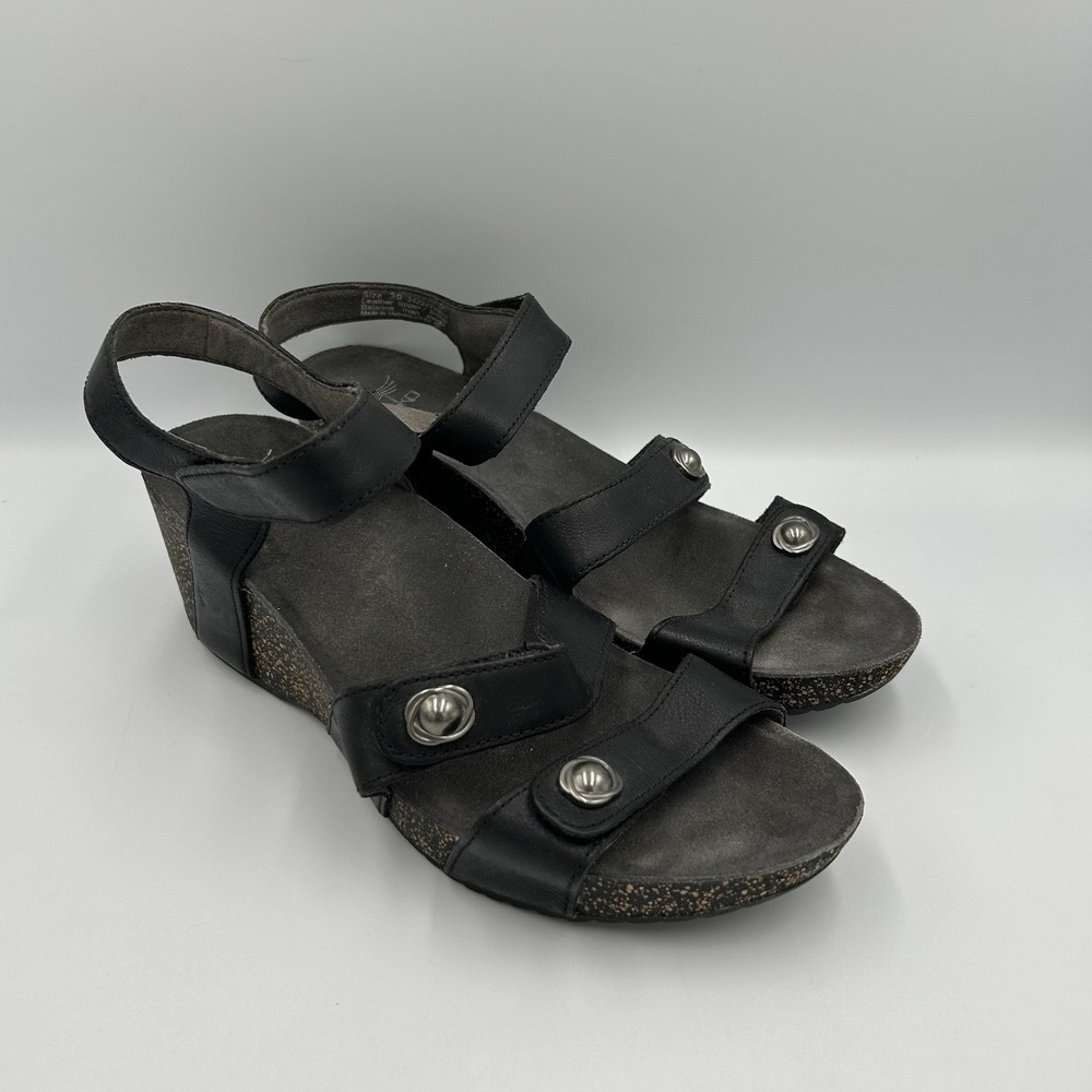 Dansko Savannah Black Waxy‎ Burnished Women's Comfort Shoes - EU 39